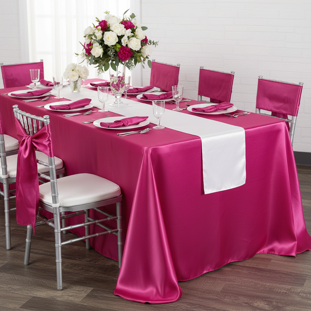 Satin Rectangular 90
