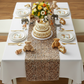 Satin Table Runner - Leopard.