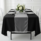 Scuba 60"x120" Rectangular Tablecloth - Black.