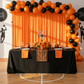 Spandex 4-way Stretch Backdrop Drape Curtain 12ft H x 60" W - Orange.