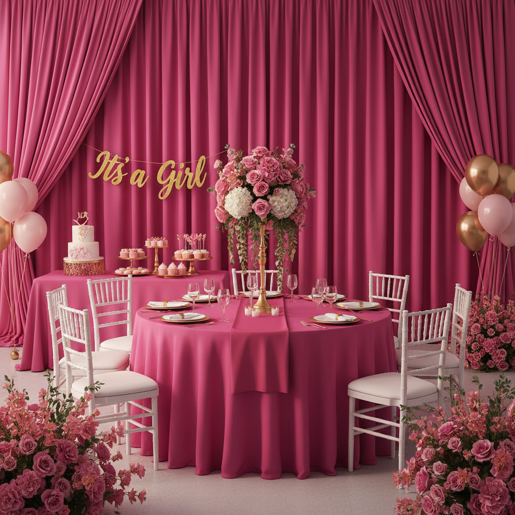 Spandex 4-way Stretch Drape Curtain 12ft H x 60