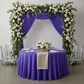 Spandex 4-way Stretch Backdrop Drape Curtain 14ft H x 60" W - Purple.