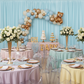 Spandex 4-way Stretch Drape Curtain 14ft H x 60" W - Baby Blue.