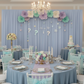 Spandex 4-way Stretch Drape Curtain 14ft H x 60" W - Dusty Blue.