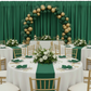 Spandex 4-way Stretch Drape Curtain 14ft H x 60" W - Emerald Green.