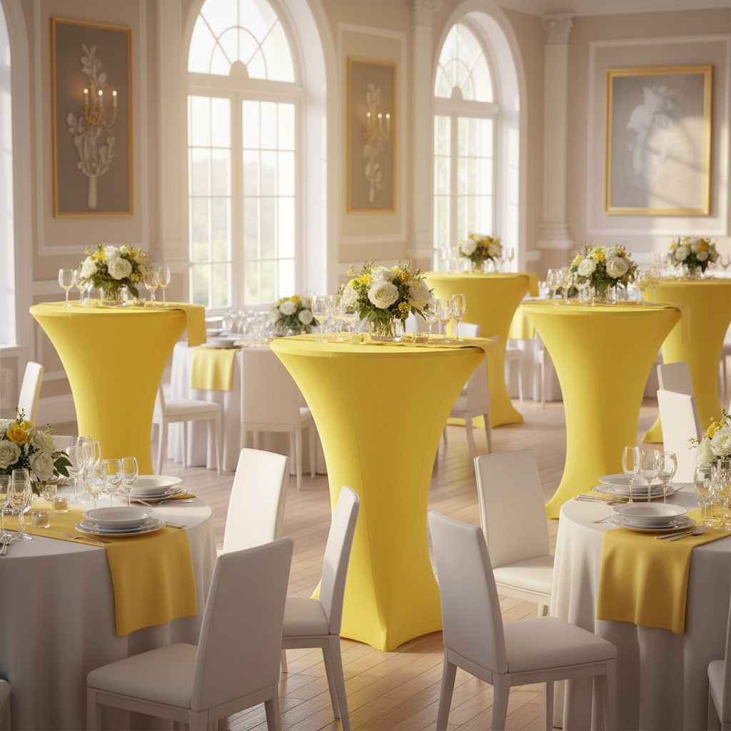 Spandex Cocktail Table Cover 36