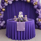 Spandex 4-way Stretch Backdrop Drape Curtain 10ft H x 60" W - Purple.