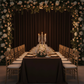 Spandex 4-way Stretch Backdrop Drape Curtain 10ft H x 60" W - Chocolate.