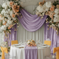 Velvet 16ft H x 52" W Drape/Backdrop Curtain Panel - Wisteria.