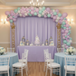 Spandex 4-way Stretch Backdrop Drape Curtain 18ft H x 60" W - Lavender.