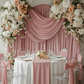 Spandex 4-way Stretch Backdrop Drape Curtain 18ft H x 60" W - Dusty Rose/Mauve.