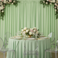 Spandex 4-way Stretch Backdrop Drape Curtain 12ft H x 60" W - Mint Green.