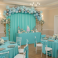Spandex 4-way Stretch Drape Curtain 10ft H x 60" W - Turquoise