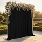 Spandex 4-way Stretch Drape Curtain 14ft H x 60" W - Black in Outdoor Reception.