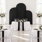 Spandex Arch Covers for Chiara Frame Backdrop 3pc/set - Black.