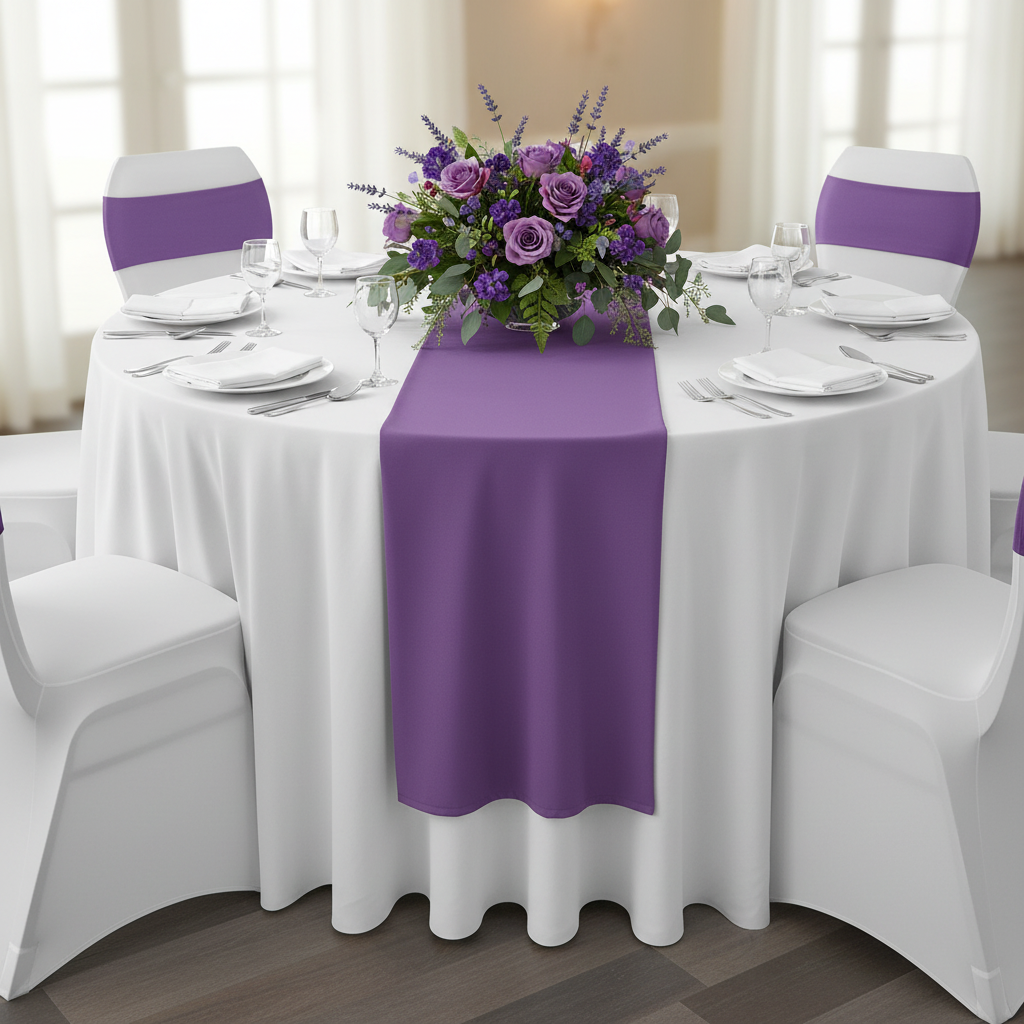 Spandex Chair Band - Purple.
