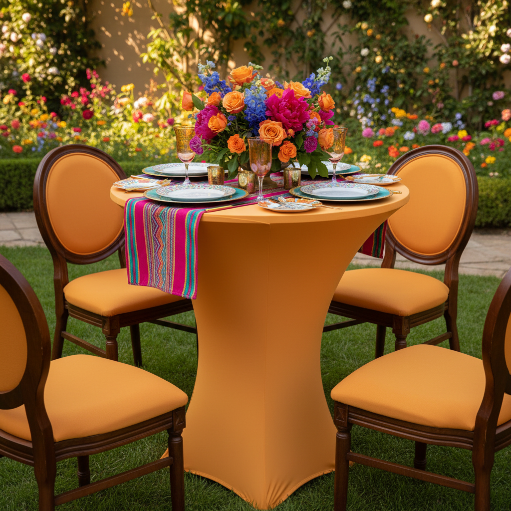 Spandex Cocktail Table Cover 30