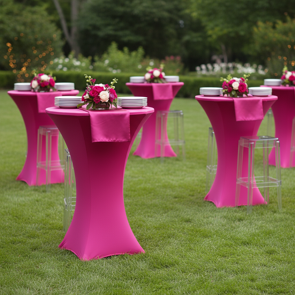 Spandex Cocktail Table Cover 36