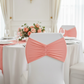 Ruffled Spandex Chair Band - Coral.
