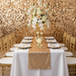 Spangle Shimmer Sequin Wall Panel Backdrops (24 panels) - Antique Gold.