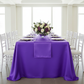 Taffeta Tablecloth 90"x132" Rectangular - Purple.
