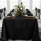 Taffeta Napkin 20"x20" - Black.