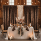 Velvet 10ft H x 52" W Drape/Backdrop Curtain Panel - Chocolate.