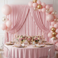 Velvet 10ft H x 52" W Drape/Backdrop Curtain Panel - Pink.