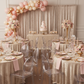 Velvet 14ft H x 52" W Drape/Backdrop Curtain Panel - Beige.
