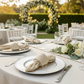Velvet 20"x20" Linen Napkin - Ivory.