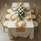 Velvet 90"x156" Rectangular Tablecloth - Ivory.