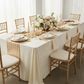Velvet 90"x132" Rectangular Tablecloth - Ivory.