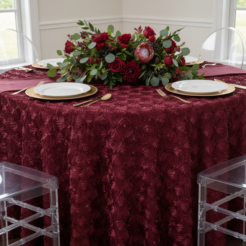 Wedding Rosette SATIN 120