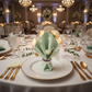 Sage Green Satin Napkin Indoor Wedding