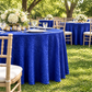 Low outdoor table view