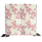 Luxe Roll Up Flower Wall Backdrop 8ft x 4ft - Pink/Ivory