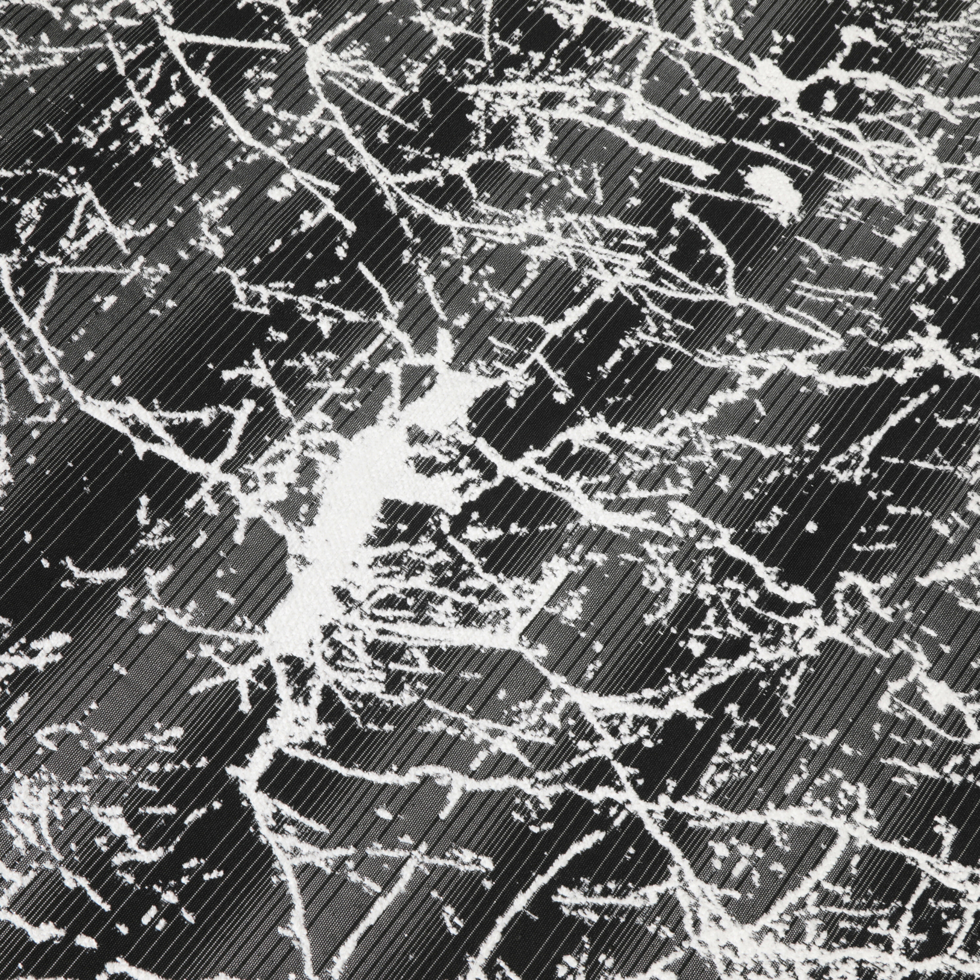 Marble Reversible Jacquard Tablecloth 90"x156" Rectangle - Shimmer Black
