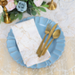 Marble Reversible Jacquard Tablecloth 90"x156" Rectangle - Gold