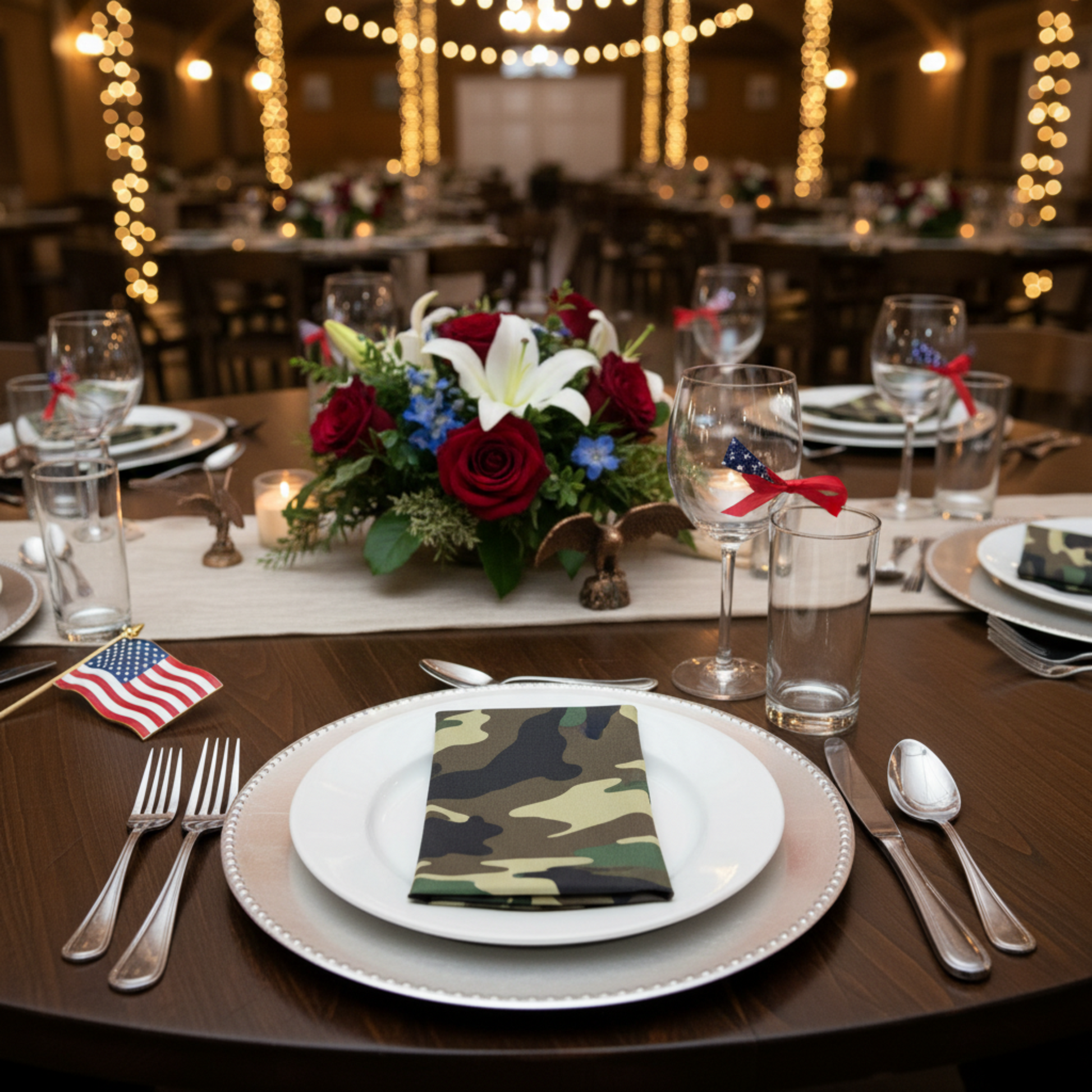 Military & Veterans Event - Close Napkin