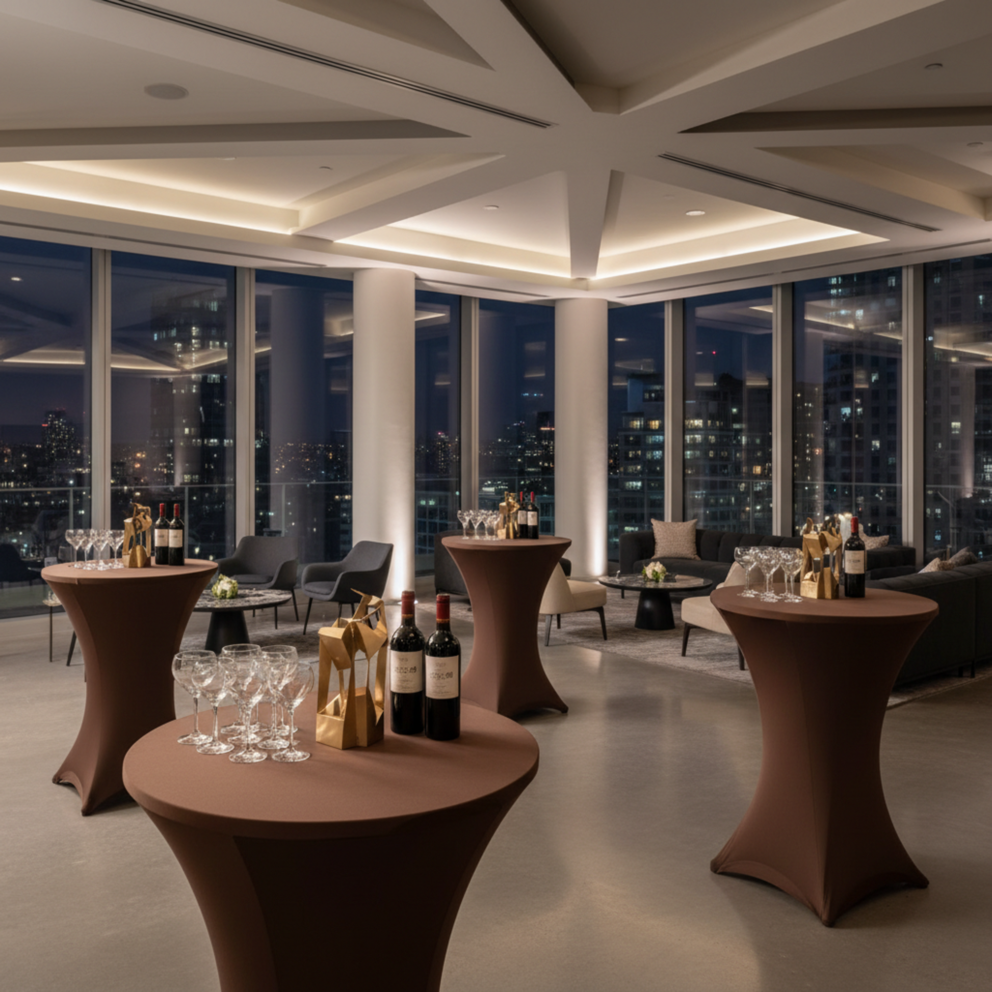 Modern Indoor Drinks Reception