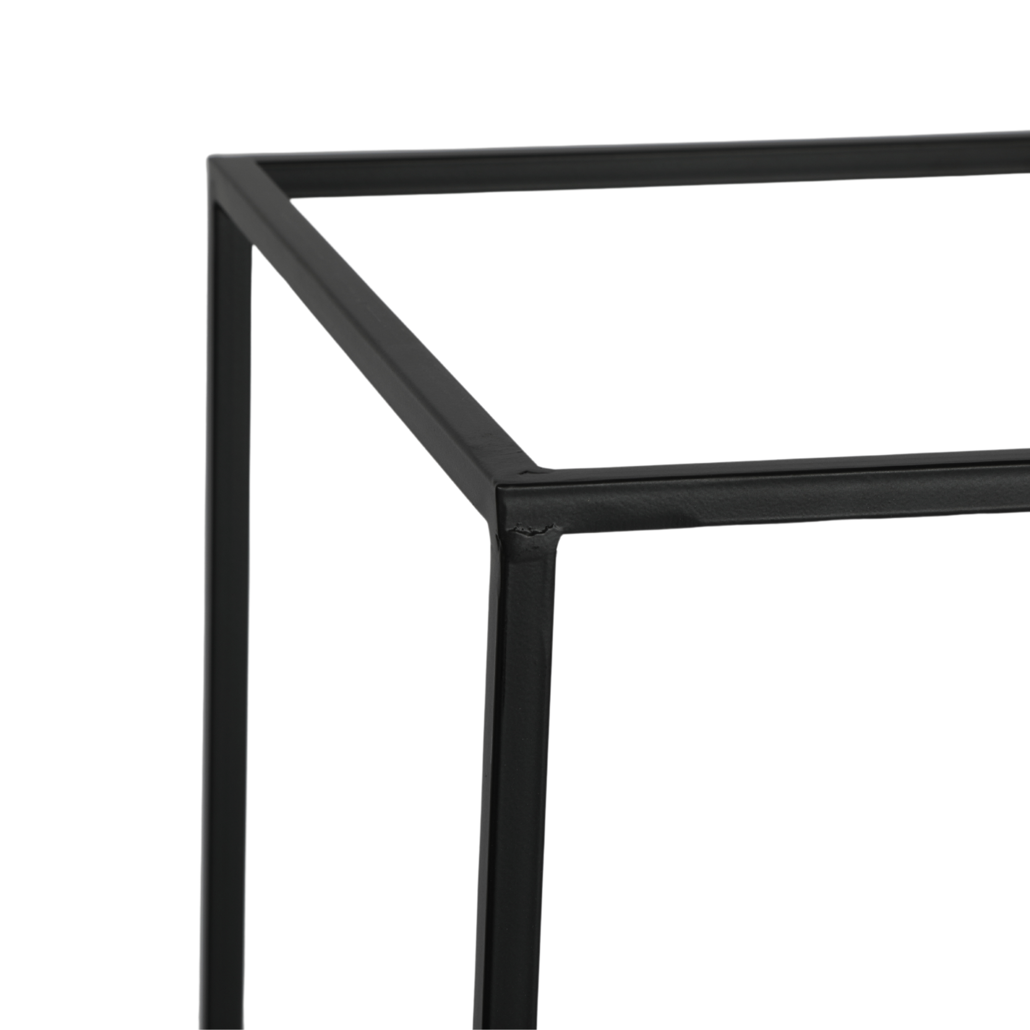 Modern Rectangular Tall Metal Frame Stand Centerpiece (3 pcs/set) - Bl ...