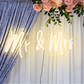 Mr & Mrs Neon Wedding Sign 88cm x 55cm
