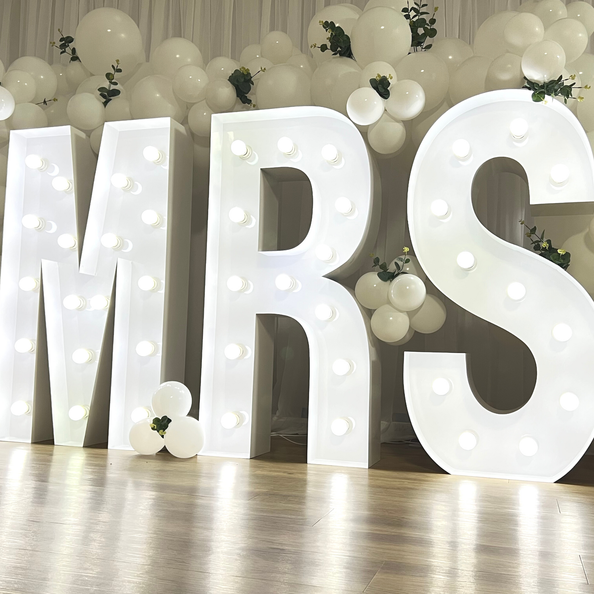 Large 4ft Tall LED Marquee Letter - S