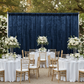 Navy Blue 10FT Velvet Drape – Outdoor Wedding