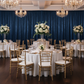 Navy Blue 10FT Velvet Drape – Indoor