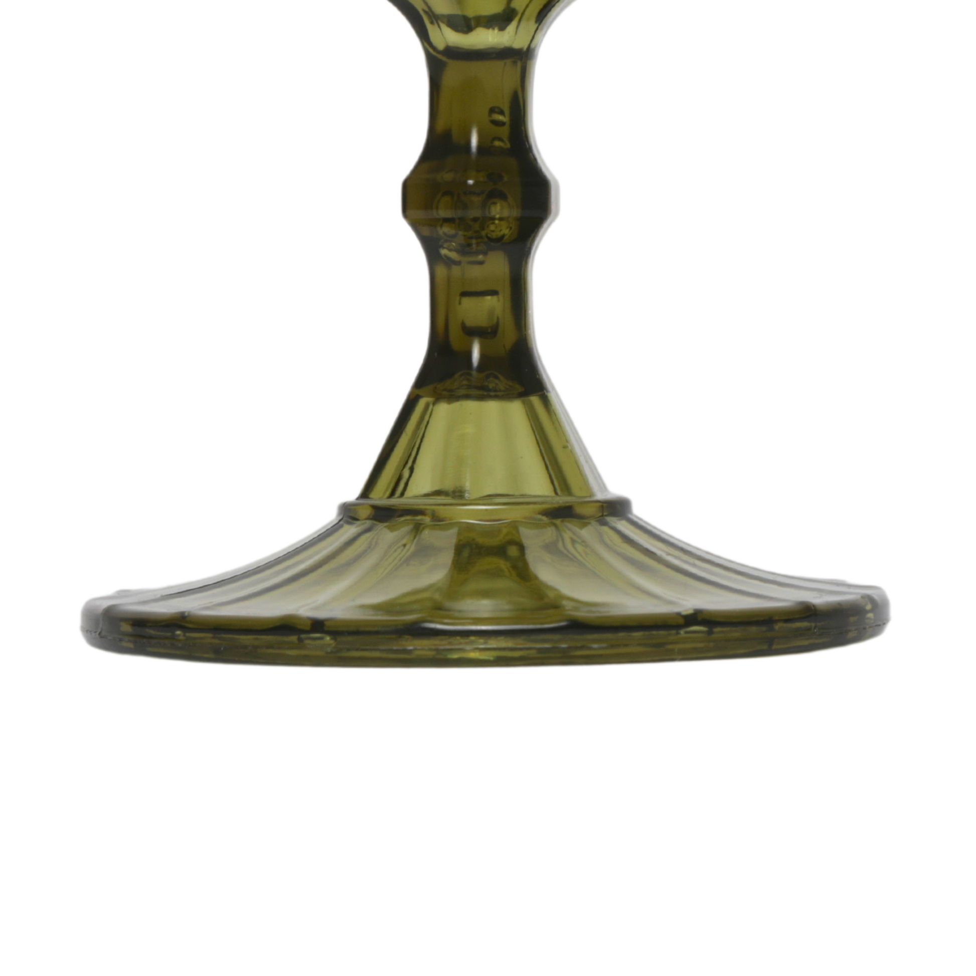 Olive Green Vintage Acrylic Goblets (6 pcs/pk)