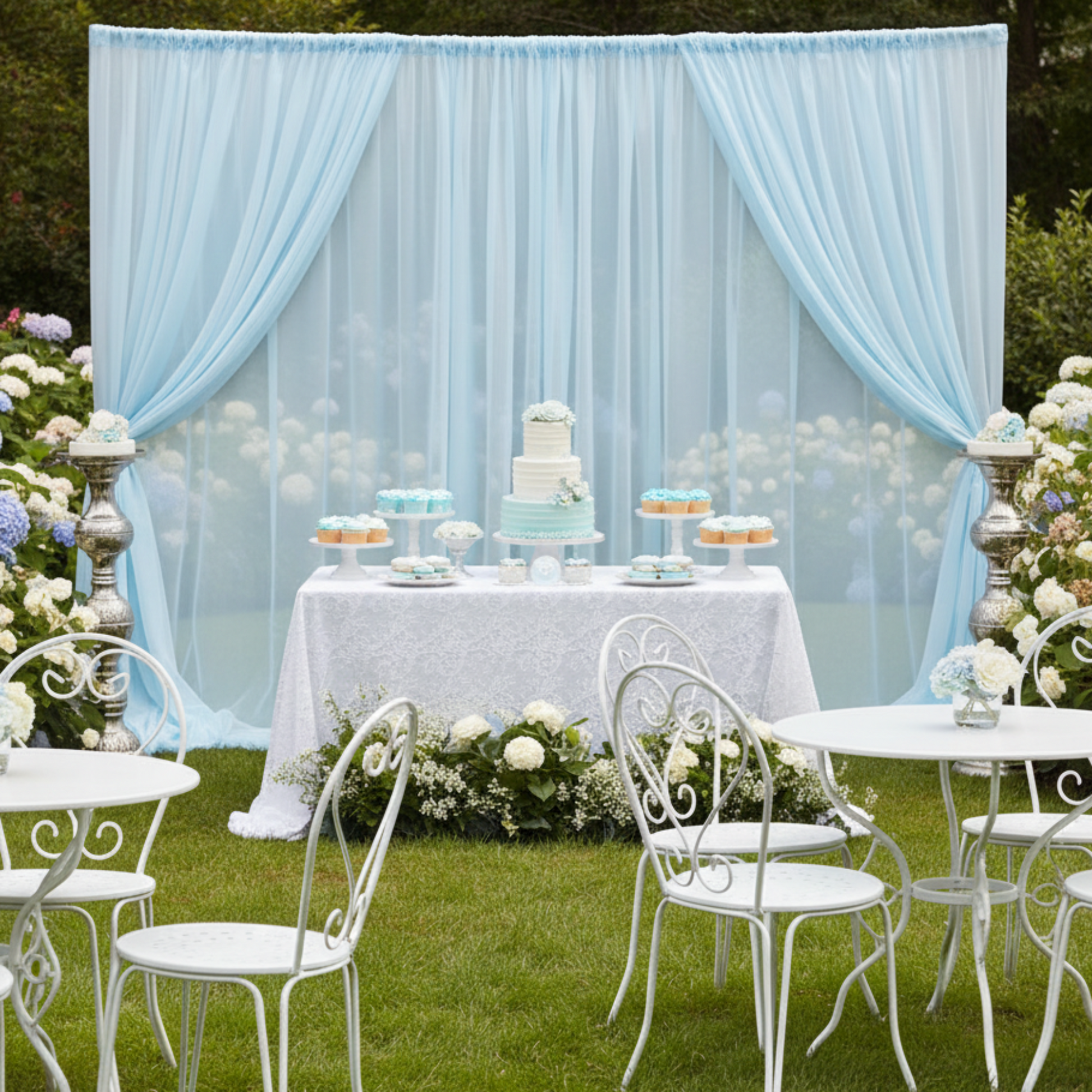 Outdoor Baby Shower Garden