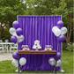 Outdoor Backyard Birthday Backdrop