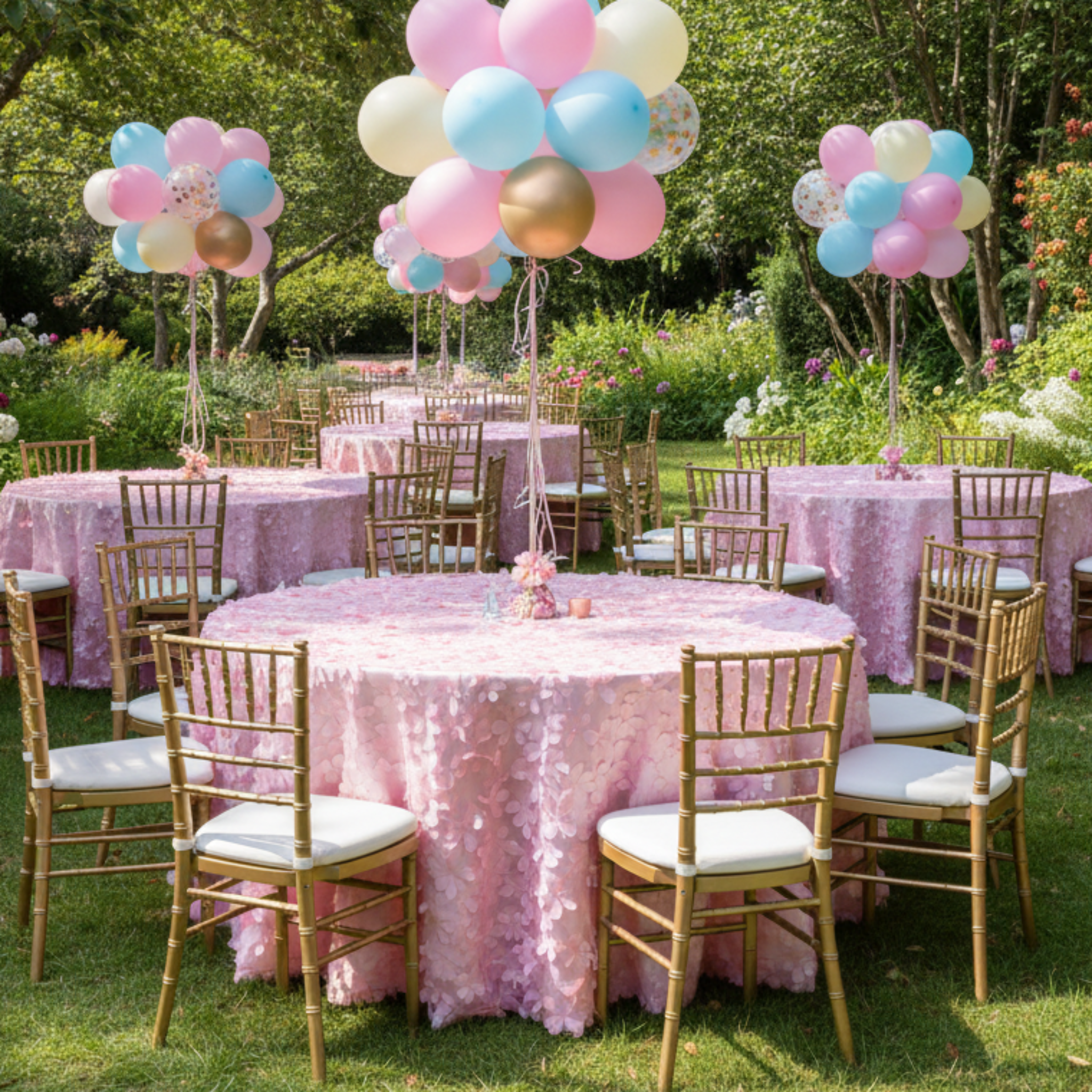 Outdoor Birthday Party Garden