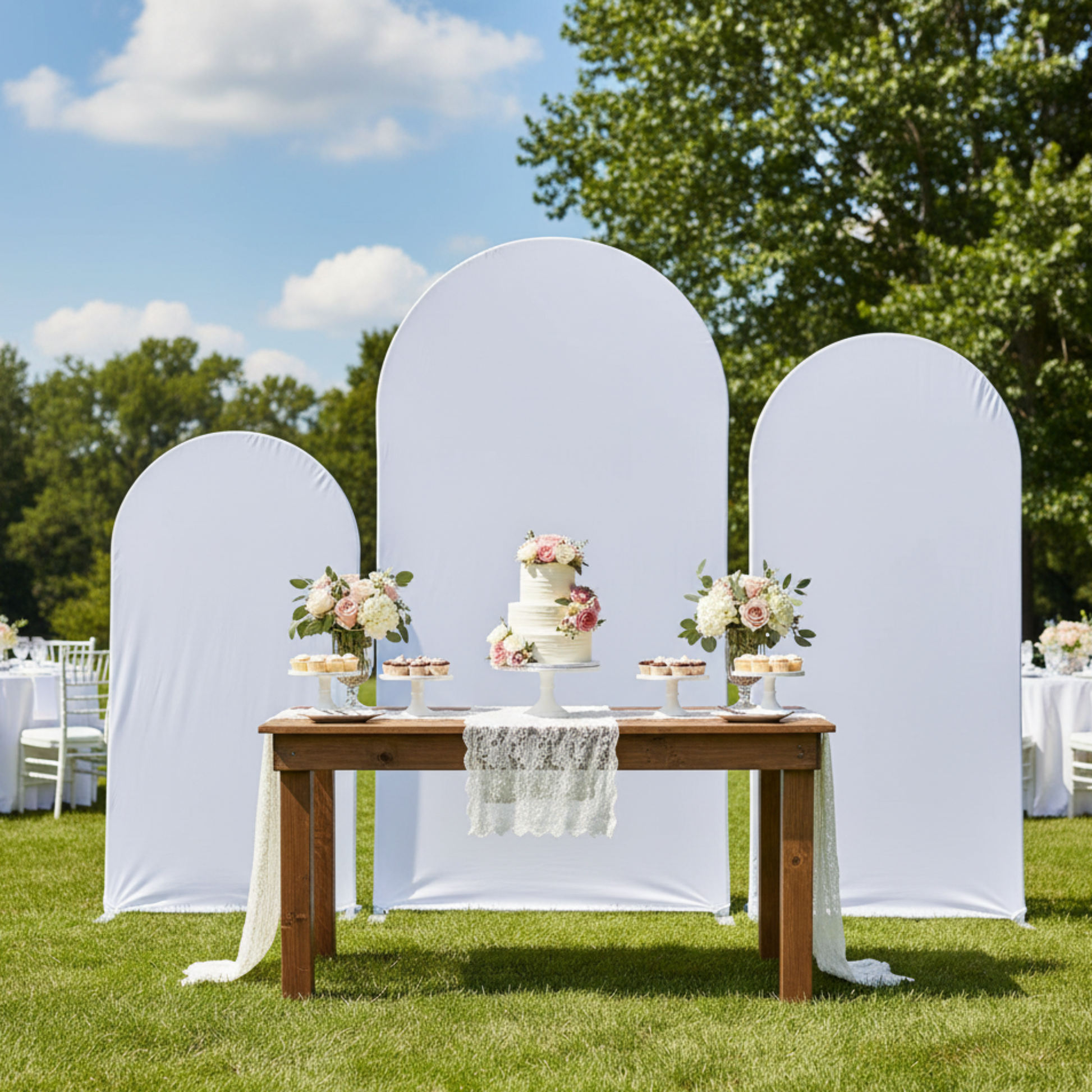 Outdoor Birthday - Correct Arch Proportions